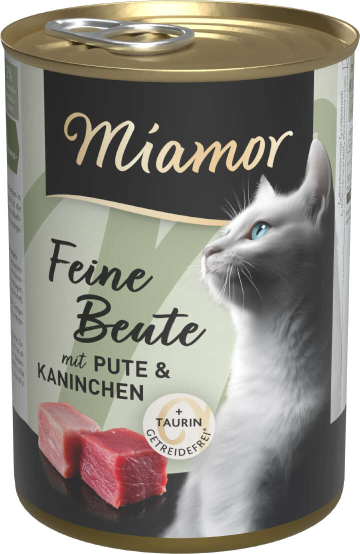 Miamor Katzen-Nassfutter Feine Beute Pute + Kaninchen